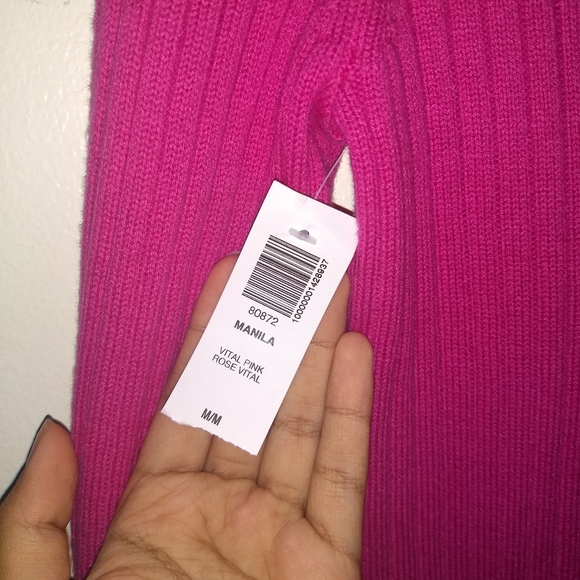 NWT Aritzia Wilfred Manila Cardigan ~ M ~ Vital Pink - Picture 5 of 5